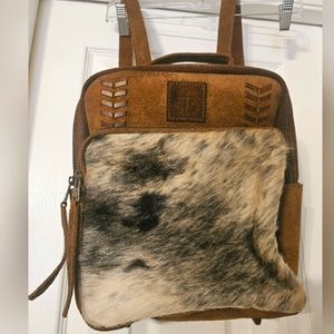 STS Saddle Tramp Concealed Carry Cowhide Backpack- NWOT!